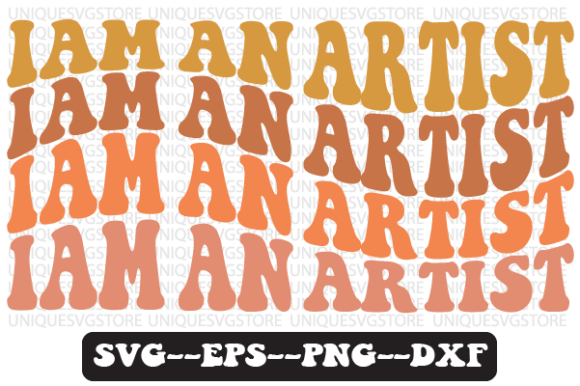Iam an Artist Retro Svg Png Design Review