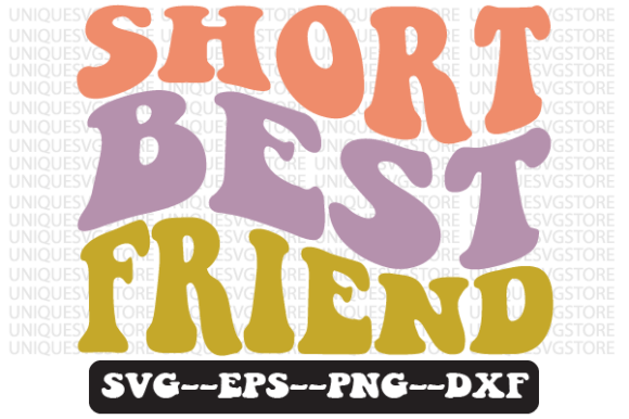 Short Best Friend Quote Retro SVG Design Review