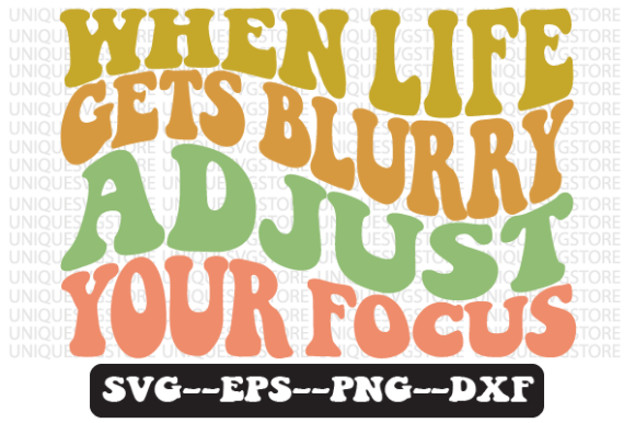 When Life Gets Blurry, Adjust Your SVG